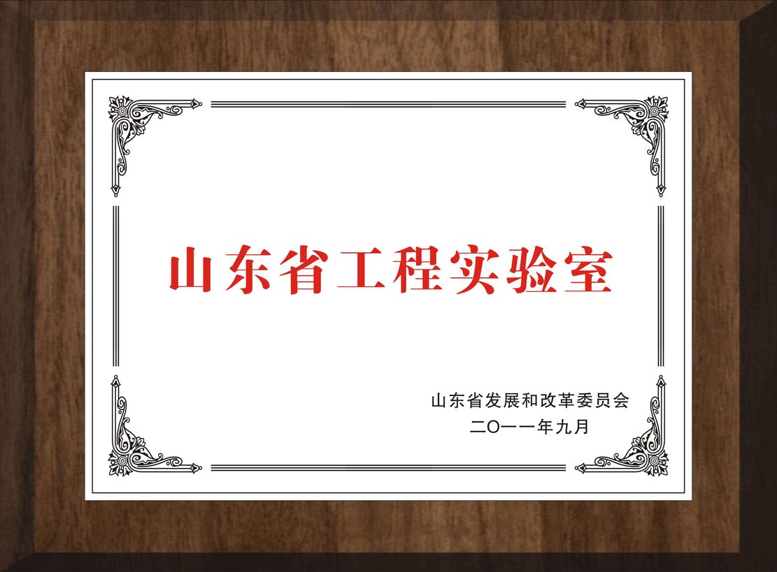 山东省工程实验室