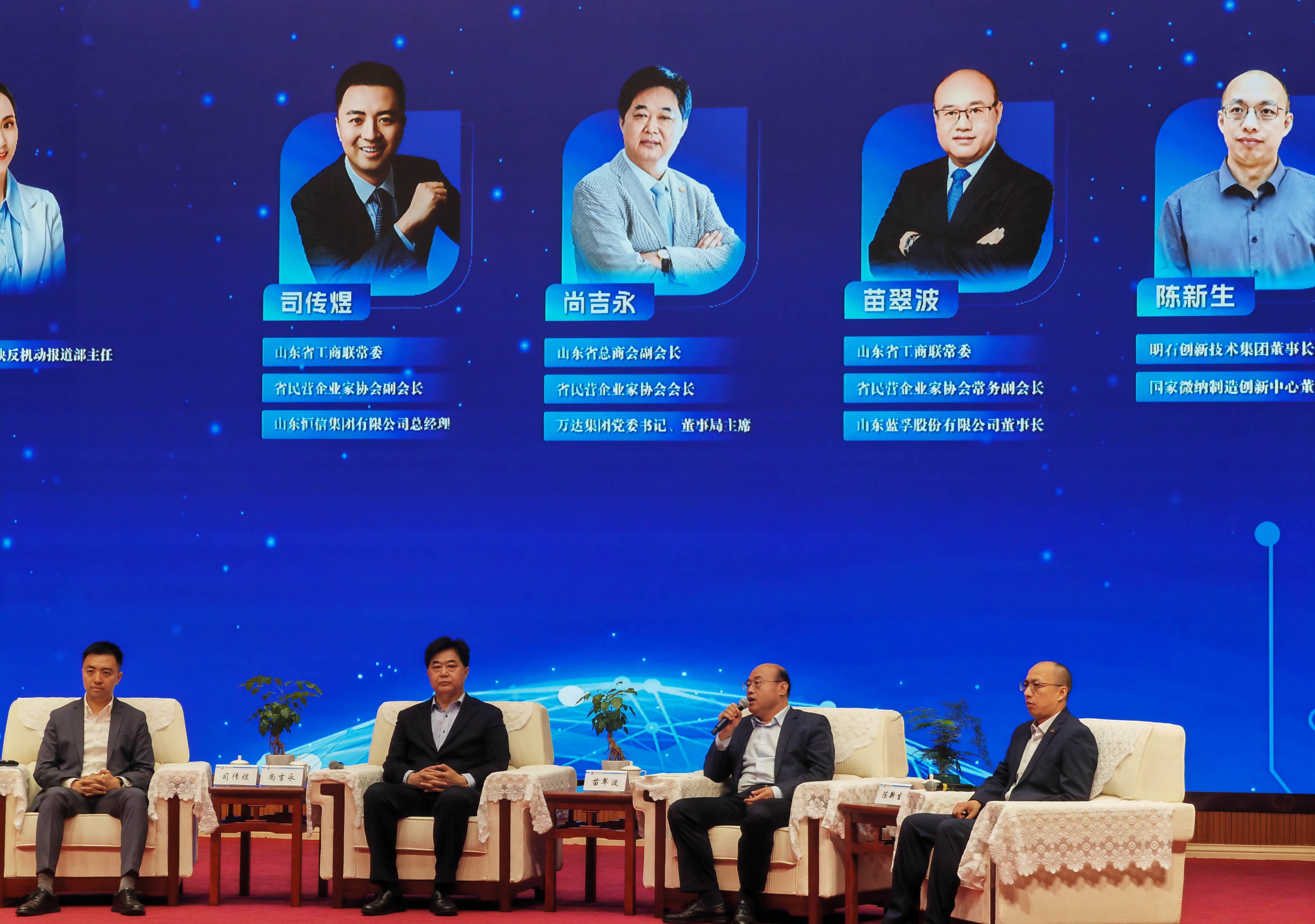 蓝孚股份董事长苗翠波受邀出席“以科技创新引领新质生产力发展” 交流会并接受访谈